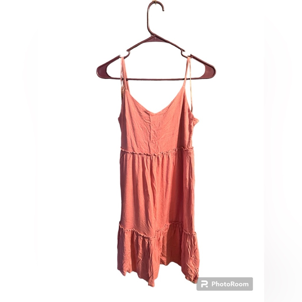 Pink Rose Cotton Summer Dress